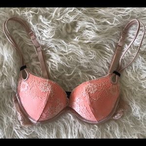 Pink and Beige Bra